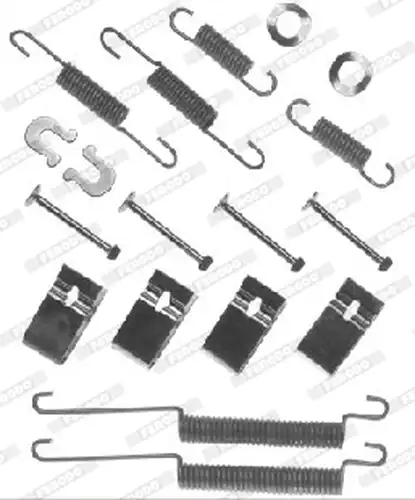 комплект принадлежности, спирани челюсти FERODO FBA120