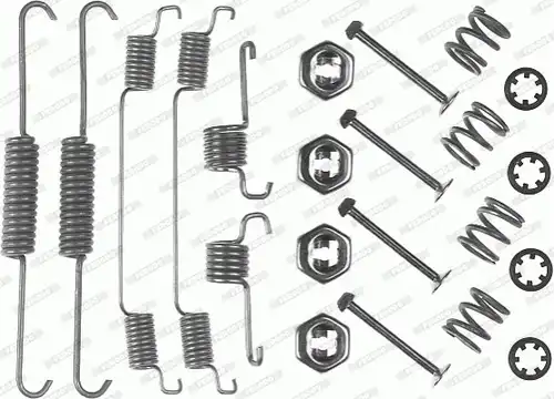комплект принадлежности, спирани челюсти FERODO FBA121