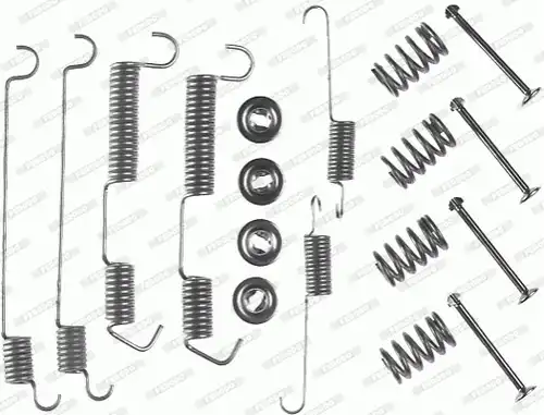 комплект принадлежности, спирани челюсти FERODO FBA124