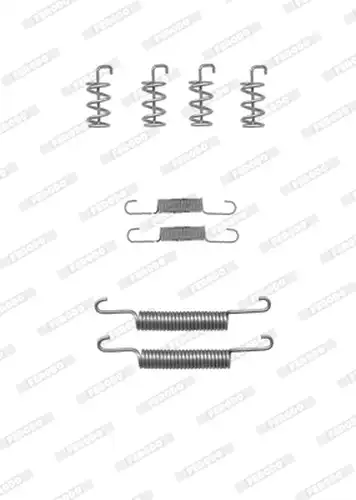 комплект принадлежности, спирани челюсти FERODO FBA158