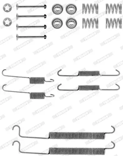 комплект принадлежности, спирани челюсти FERODO FBA205