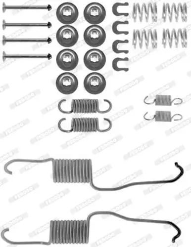 комплект принадлежности, спирани челюсти FERODO FBA217