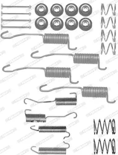 комплект принадлежности, спирани челюсти FERODO FBA225