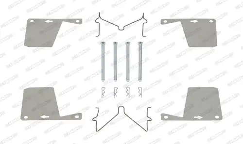 комплект принадлежности, дискови накладки FERODO FBA423