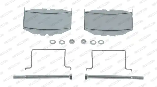 комплект принадлежности, дискови накладки FERODO FBA460