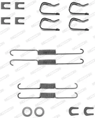 комплект принадлежности, спирани челюсти FERODO FBA6