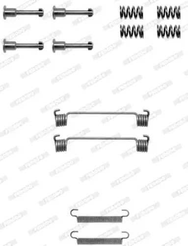 комплект принадлежности, спирани челюсти FERODO FBA64