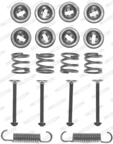 комплект принадлежности, спирани челюсти FERODO FBA92