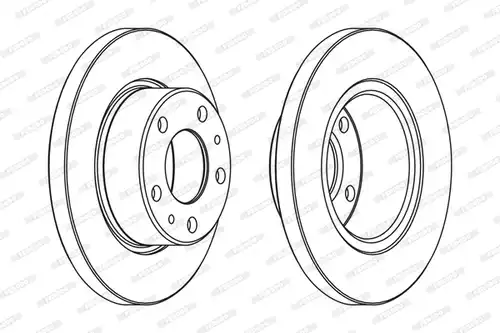 спирачен диск FERODO FCR194A