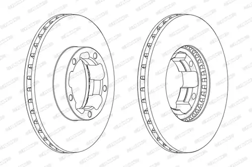 спирачен диск FERODO FCR261A