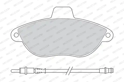 накладки FERODO FDB1002