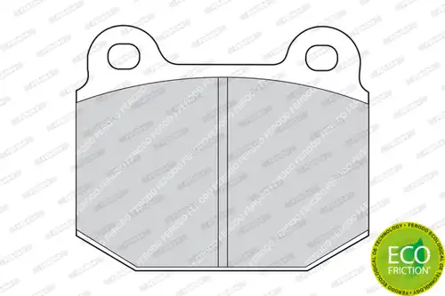 накладки FERODO FDB1282