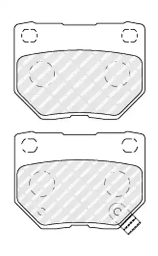 накладки FERODO FDB1372