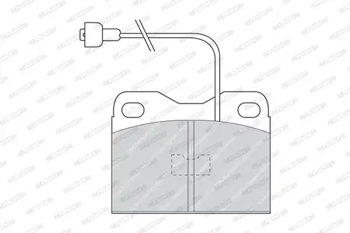 накладки FERODO FDB160