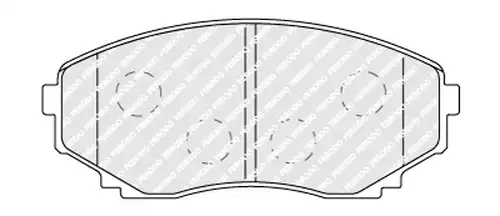 накладки FERODO FDB1757