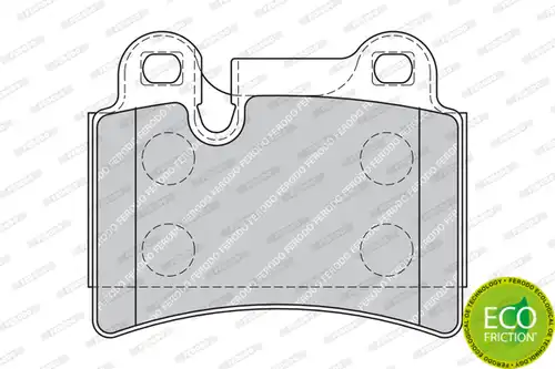 накладки FERODO FDB1878