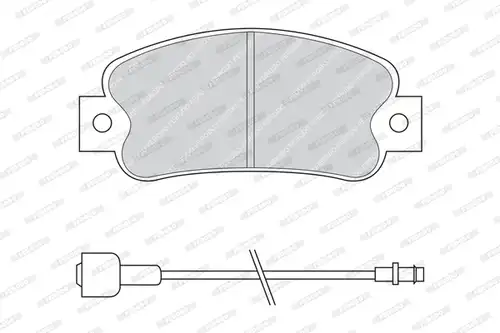 накладки FERODO FDB235