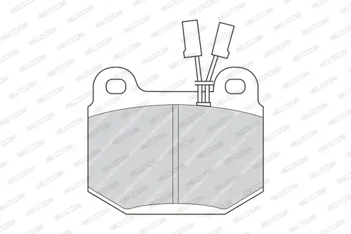 накладки FERODO FDB391