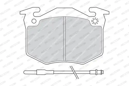 накладки FERODO FDB402