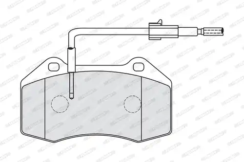 накладки FERODO FDB4040