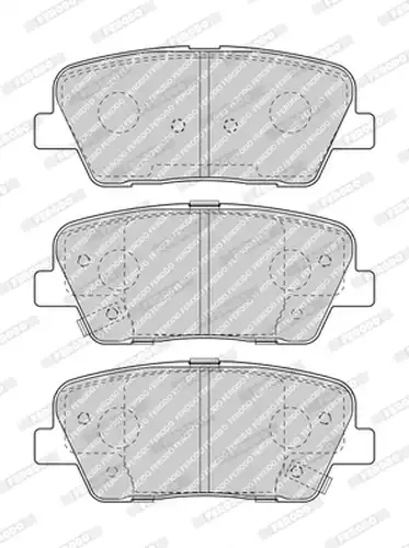 накладки FERODO FDB4391
