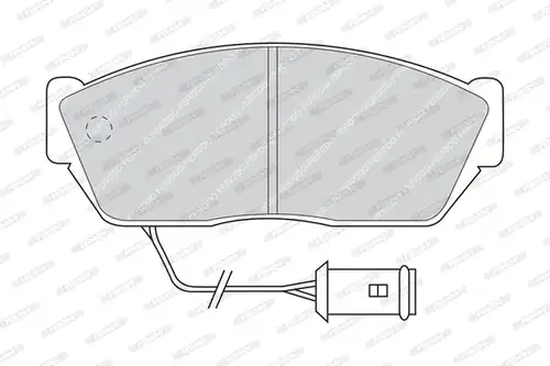 накладки FERODO FDB467
