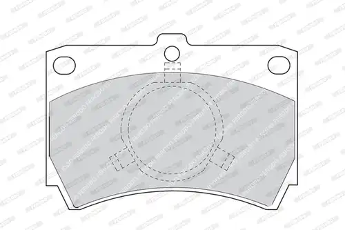 накладки FERODO FDB487