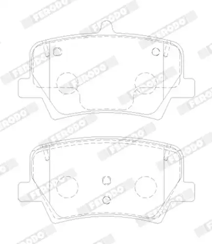 накладки FERODO FDB5157