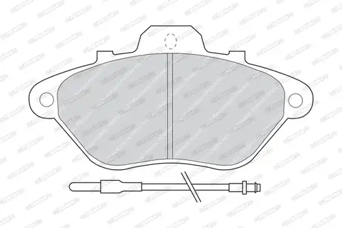 накладки FERODO FDB614