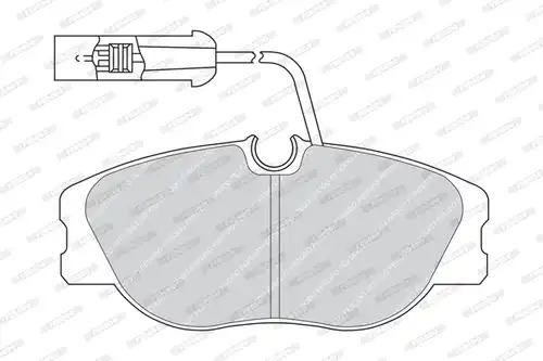 накладки FERODO FDB650