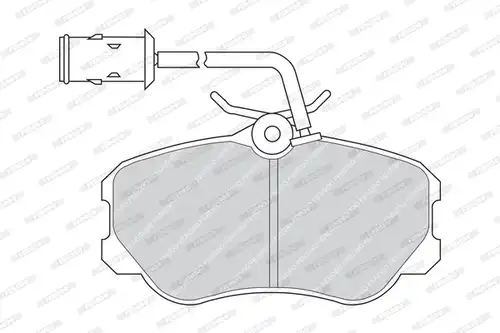 накладки FERODO FDB651