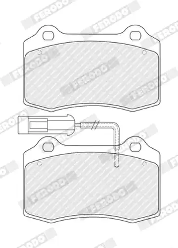 накладки FERODO FDB721