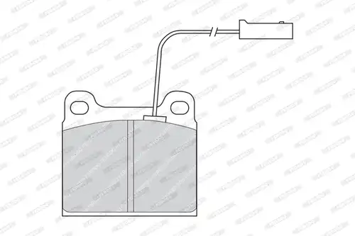 накладки FERODO FDB724