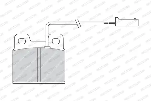 накладки FERODO FDB728