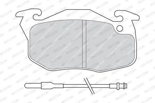 накладки FERODO FDB730