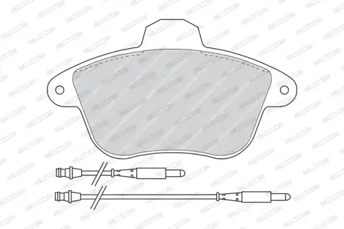 накладки FERODO FDB746