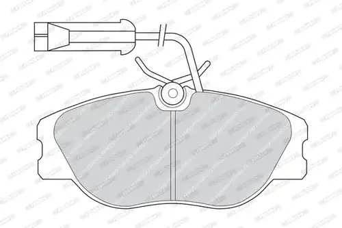 накладки FERODO FDB768