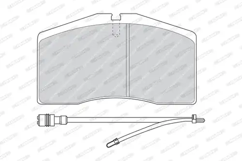 накладки FERODO FDB891