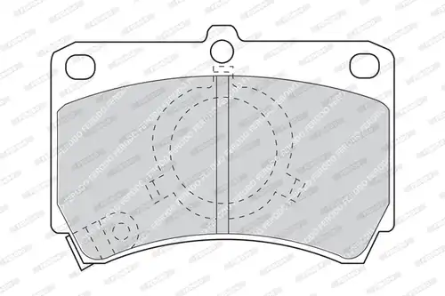 накладки FERODO FDB993