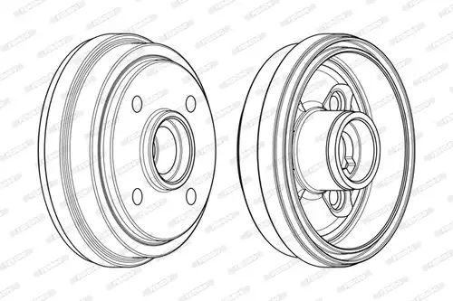 спирачен барабан FERODO FDR329283