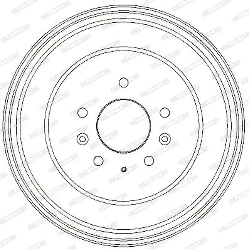 спирачен барабан FERODO FDR329323