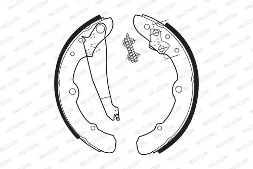 комплект спирачна челюст FERODO FSB273