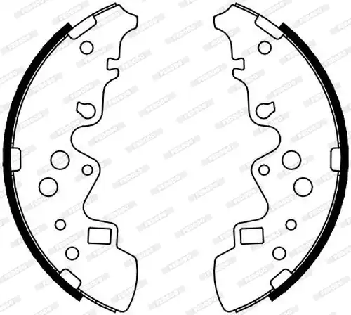 комплект спирачна челюст FERODO FSB4094