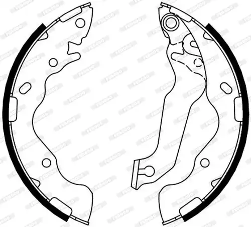 комплект спирачна челюст FERODO FSB4098