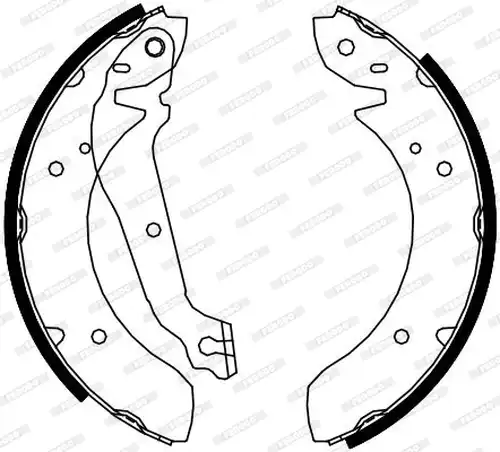 комплект спирачна челюст FERODO FSB4101