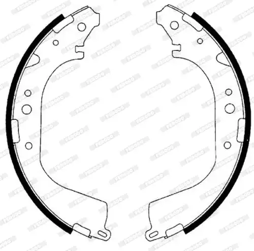 комплект спирачна челюст FERODO FSB4105