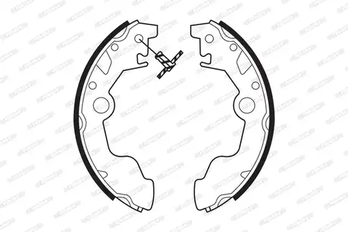 комплект спирачна челюст FERODO FSB509