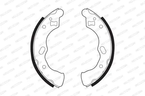 комплект спирачна челюст FERODO FSB538