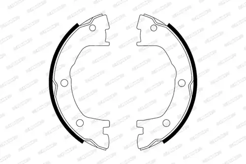 комплект спирачна челюст, ръчна спирачка FERODO FSB593