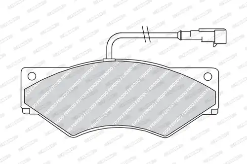 накладки FERODO FVR1350